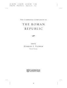 the roman republic - Assets - Cambridge