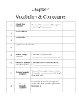Vocab and Conjectures