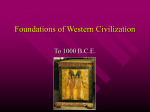 Foundations of Western Civilization