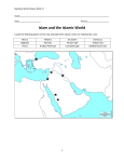 Islamic World Worksheet