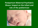 Postpartum Maternal Psychiatric Illness