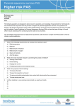 PAS Higher risk - Operator Knowledge Assessment Q`s