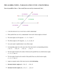 pre algebra notes – parallel lines cut by a transversal