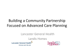 Building a Community Partnership Focused on Advanced Care