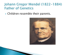 Johann Gregor Mendel (1822