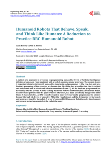 Humanoid Robots That Behave, Speak, and Think Like Humans: A