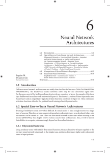 Neural Network Architectures