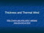 Thickness and Thermal Wind