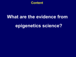 Epigenetics seminar 9-7-2014