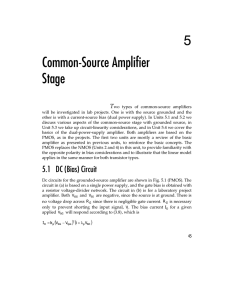Common-Source Amplifier Stage