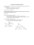 Proving Similar Triangles Review Sheet