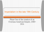 Imperialism in the late 19th Century - LBCC e