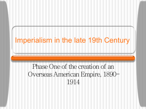 Imperialism in the late 19th Century - LBCC e