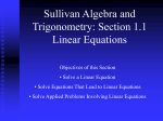 Sullivan College Algebra: Section 1.1