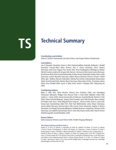 Technical Summary - Climate Change 2013