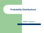 Probability Distributions - Sara McLaughlin Mitchell