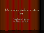 Administering Medication