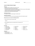 Lesson 8.2 Major Endocrine Organs