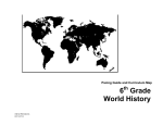Pacing Guide And Curriculum Map Th Grade World History