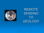 REMOTE SENSING TO GEOLOGY