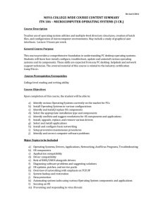 microcomputer operating systems