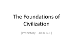 The Foundations of Civilization