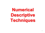 numerical descriptive methods
