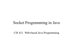 Java Sockets