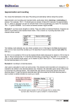 Approximation and rounding