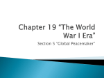 Chapter 19 *The World War I Era*