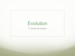 Evolution - Science with Ms. Peralez