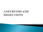 ANEURYSMS AND DISSECTIONS