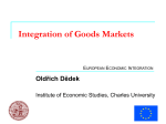 Integration of Goods Markets