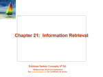 Chapter 22: Advanced Querying and Information Retrieval