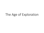The Age of Exploration - Watertown City School District
