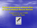 Patient Assessment, Patient Plan of Care and