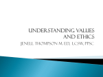 Understanding Values and Ethics