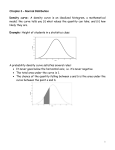 Chapter 3 – Normal Distribution
