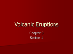 Volcanic Eruptions