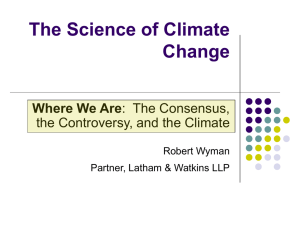 The Science of Climate Change - Bren School of Environmental