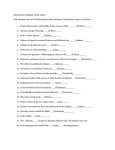 Monotheistic Religion Study Guide Tell whether each of the