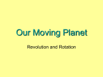 Rotation and Revolution of the Earth-PPT