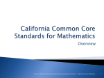 Common Core state Standards