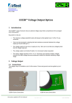 COZIR Voltage Output Details