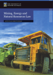 Mining Energy and Natural Resources Law