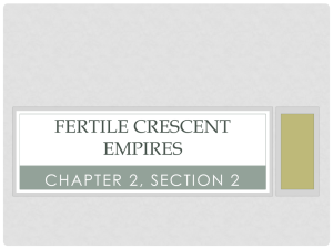 FERTILE CRESCENT EMPIRES