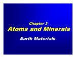 Atoms and Minerals