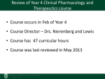 Clinical and Therapeutics - CPT Course Review