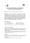 Postdoctoral position (2 years) in molecular cancer biology