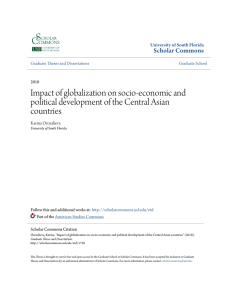 Impact of globalization on socio-economic and political development